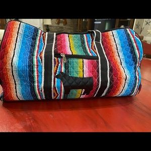 Serape duffel bag